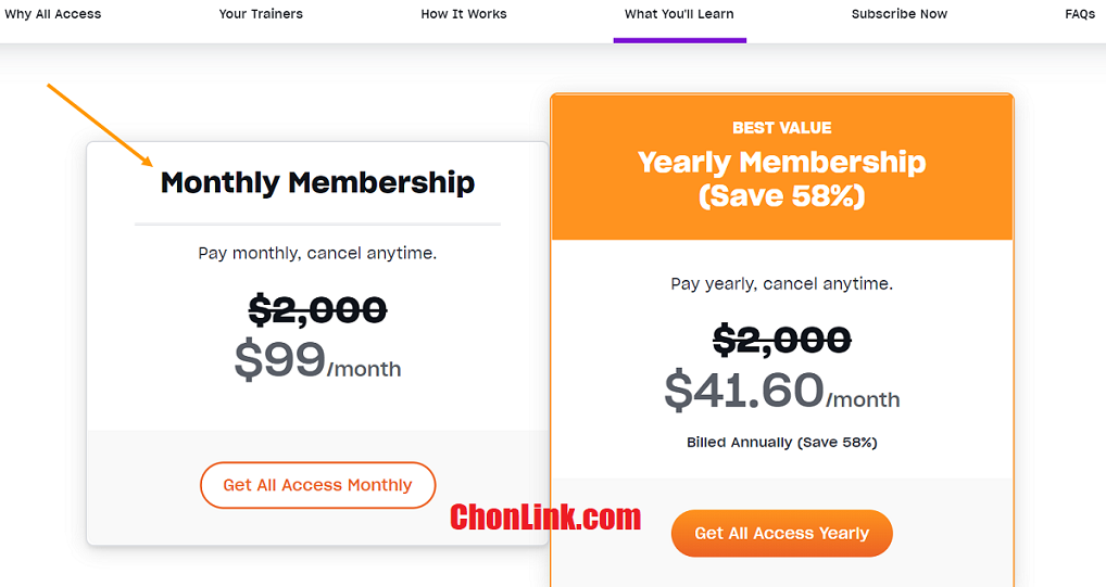 Mức phí đăng ký Mindvalley Membership thông thường