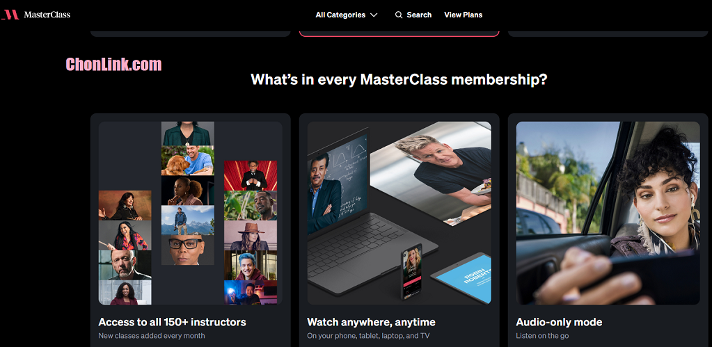 MasterClass membership